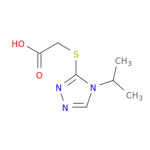 2-{[4-(propan-2-yl)-4H-1,2,4-triazol-3-yl]sulfanyl}acetic Acid