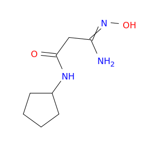 N-cyclopentyl-2-(N'-hydroxycarbamimidoyl)acetamide