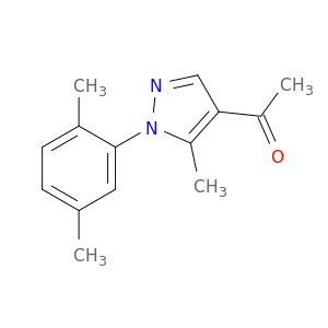 1-[1-(2,5-二甲基苯基)-5-甲基-1H-吡唑-4-基]乙-1-酮