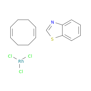 BENZO[D]THIAZOLE; (1Z,5Z)-CYCLOOCTA-1,5-DIENE; RHODIUM; CHLORIDE