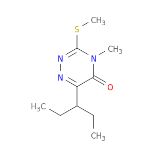 1,2,4-Triazin-5(4H)-one, 6-(1-ethylpropyl)-4-methyl-3-(methylthio)-