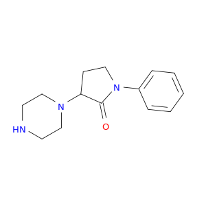 1-phenyl-3-(piperazin-1-yl)pyrrolidin-2-one