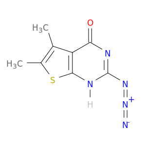 Thieno[2,3-d]pyrimidin-4(1H)-one, 2-azido-5,6-dimethyl-