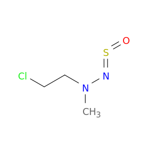 1-(2-chloroethyl)-1-methyl-2-sulfinylhydrazine