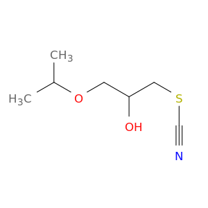 Thiocyanic acid, 2-hydroxy-3-(1-methylethoxy)propyl ester