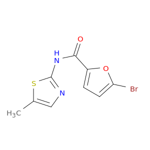 5-溴-N-(5-甲基-1,3-噻唑-2-基)呋喃-2-甲酰胺