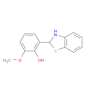 Phenol, 2-(2,3-dihydro-2-benzothiazolyl)-6-methoxy-