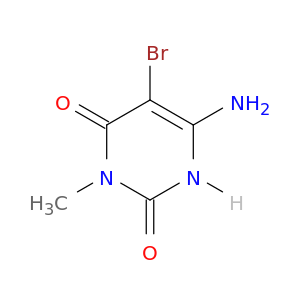 2,4(1H,3H)-Pyrimidinedione,6-amino-5-bromo-3-methyl-