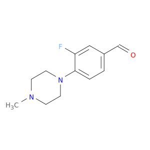 3-fluoro-4-(4-methylpiperazin-1-yl)benzaldehyde