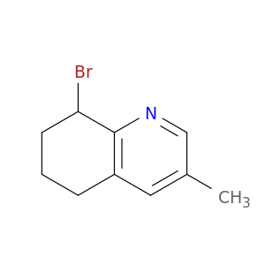 Quinoline, 8-bromo-5,6,7,8-tetrahydro-3-methyl-