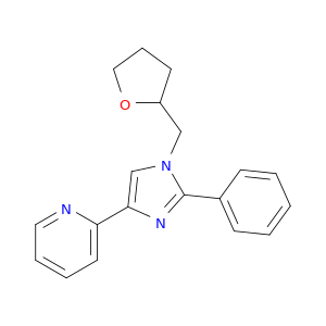 Pyridine, 2-[2-phenyl-1-[(tetrahydro-2-furanyl)methyl]-1H-imidazol-4-yl]-