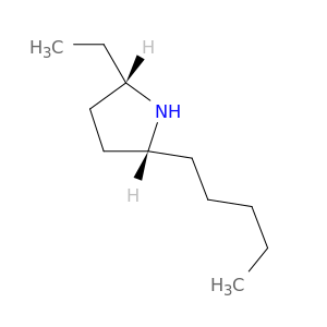 Pyrrolidine, 2-ethyl-5-pentyl-, cis-