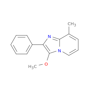 Imidazo[1,2-a]pyridine, 3-methoxy-8-methyl-2-phenyl-