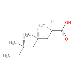 Octanoic acid, 2,4,6-trimethyl-, (2R,4R,6R)-