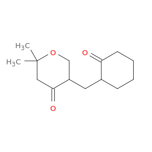 4H-Pyran-4-one, tetrahydro-2,2-dimethyl-5-[(2-oxocyclohexyl)methyl]-