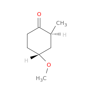 Cyclohexanone, 4-methoxy-2-methyl-, trans-