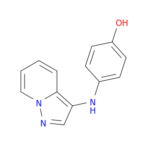 Phenol, 4-(pyrazolo[1,5-a]pyridin-3-ylamino)-