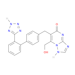 [1,2,4]Triazolo[1,5-a]pyrimidin-5(1H)-one,7-(hydroxymethyl)-6-[[2'-(2H-tetrazol-5-yl)[1,1'-biphenyl]-4-yl]methyl]-