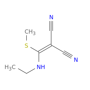 Propanedinitrile, [(ethylamino)(methylthio)methylene]-