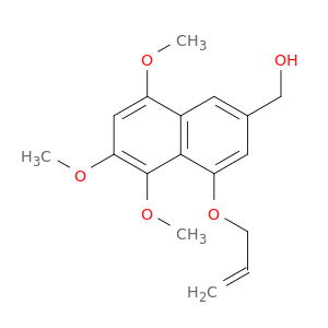 2-Naphthalenemethanol, 5,6,8-trimethoxy-4-(2-propenyloxy)-