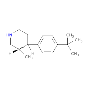 Piperidine, 4-[4-(1,1-dimethylethyl)phenyl]-3-methyl-, cis-