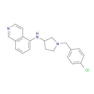 5-Isoquinolinamine, N-[1-[(4-chlorophenyl)methyl]-3-pyrrolidinyl]-