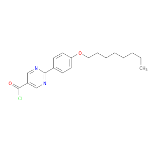 5-Pyrimidinecarbonyl chloride, 2-[4-(octyloxy)phenyl]-