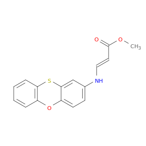 2-Propenoic acid, 3-(2-phenoxathiinylamino)-, methyl ester, (E)-