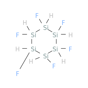 Cyclohexasilane, hexafluoro-