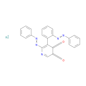 Ruthenium(1+), dicarbonyl[2-(phenylazo)phenyl][2-(phenylazo)pyridine]-
