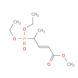 2-Pentenoic acid, 4-(diethoxyphosphinyl)-, methyl ester, (2E)-