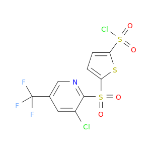 5-[[3-氯-5-(三氟甲基)-2-吡啶基]磺酰基]-2-苯苯乙烯磺酰氯