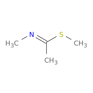 Ethanimidothioic acid, N-methyl-, methyl ester, (1E)-