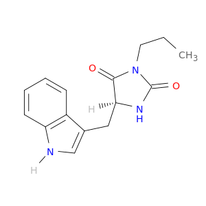 2,4-Imidazolidinedione, 5-(1H-indol-3-ylmethyl)-3-propyl-, (5S)-