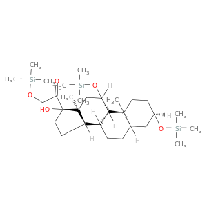 5b-Pregnan-20-one, 17-hydroxy-3a,11b,21-tris(trimethylsiloxy)- (8CI)