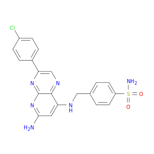 Benzenesulfonamide,4-[[[6-amino-3-(4-chlorophenyl)pyrido[2,3-b]pyrazin-8-yl]amino]methyl]-