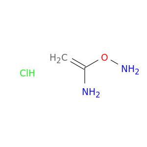 1-(aminooxy)ethenamine hydrochloride(1:1)