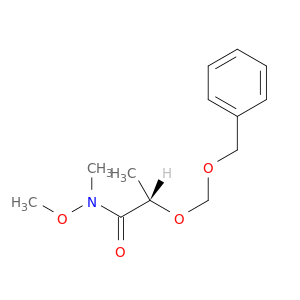 Propanamide, N-methoxy-N-methyl-2-[(phenylmethoxy)methoxy]-, (S)-