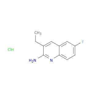 2-Amino-3-ethyl-6-fluoroquinoline hydrochloride