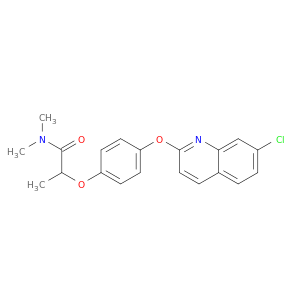 Propanamide, 2-[4-[(7-chloro-2-quinolinyl)oxy]phenoxy]-N,N-dimethyl-