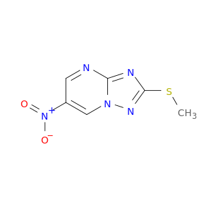 [1,2,4]Triazolo[1,5-a]pyrimidine, 2-(methylthio)-6-nitro-
