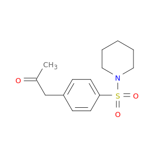 Piperidine, 1-[[4-(2-oxopropyl)phenyl]sulfonyl]-
