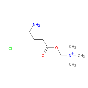 Methanaminium, 1-(4-amino-1-oxobutoxy)-N,N,N-trimethyl-, chloride