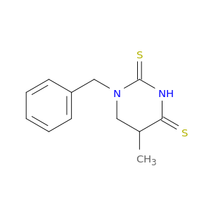 2,4(1H,3H)-Pyrimidinedithione, dihydro-5-methyl-1-(phenylmethyl)-