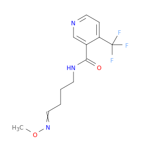 3-Pyridinecarboxamide, N-[4-(methoxyimino)butyl]-4-(trifluoromethyl)-