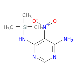 4,6-Pyrimidinediamine, 5-nitro-N-(trimethylsilyl)-