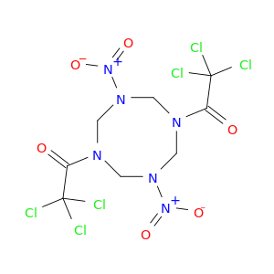 1,3,5,7-Tetrazocine, octahydro-1,5-dinitro-3,7-bis(trichloroacetyl)-