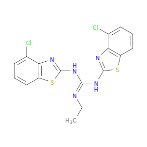 Guanidine, N,N'-bis(4-chloro-2-benzothiazolyl)-N''-ethyl-