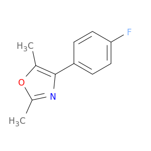 Oxazole, 4-(4-fluorophenyl)-2,5-dimethyl-