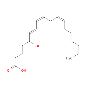 6,8,11-Octadecatrienoic acid, 5-hydroxy-, (6E,8Z,11Z)-